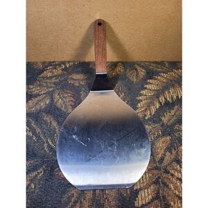 Wooden Handled Stainless Steel Cake Pizza Shovel Kithen Baking Tool